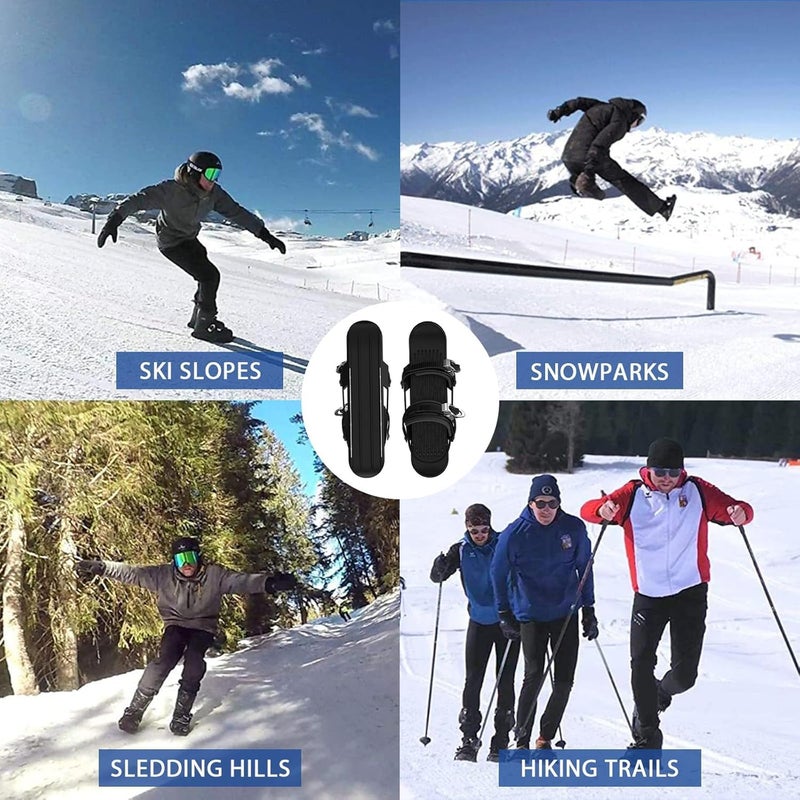 FAYFA Mini Short Ski Skates for Snow Pro Version - Adjustable Snowskates Snowblades Skiboards for Winter Sport Skiing Equipment - Image 4